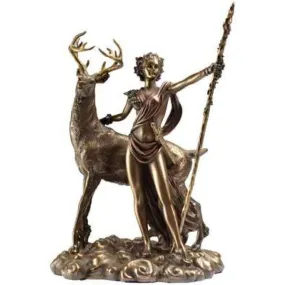 10.25" Moon Diana Statue