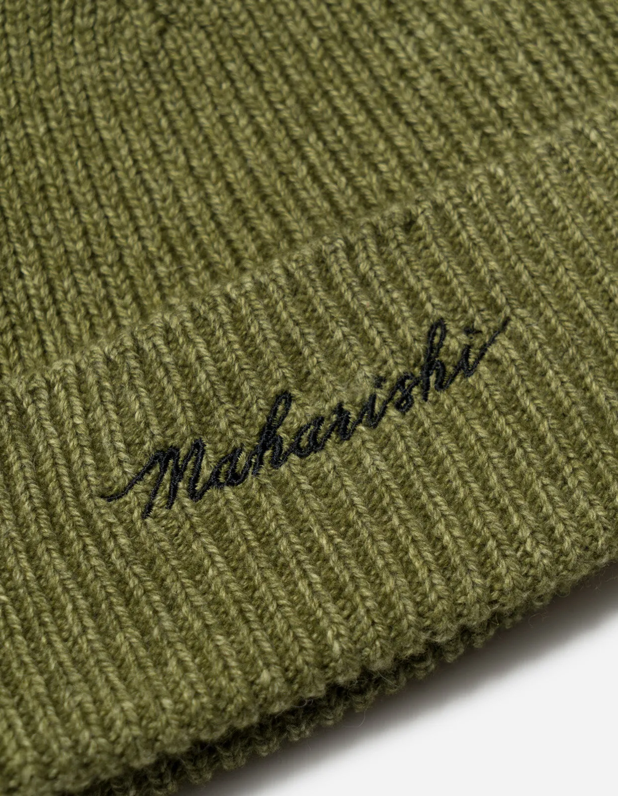 1368 Maharishi Embroidered Beanie Olive