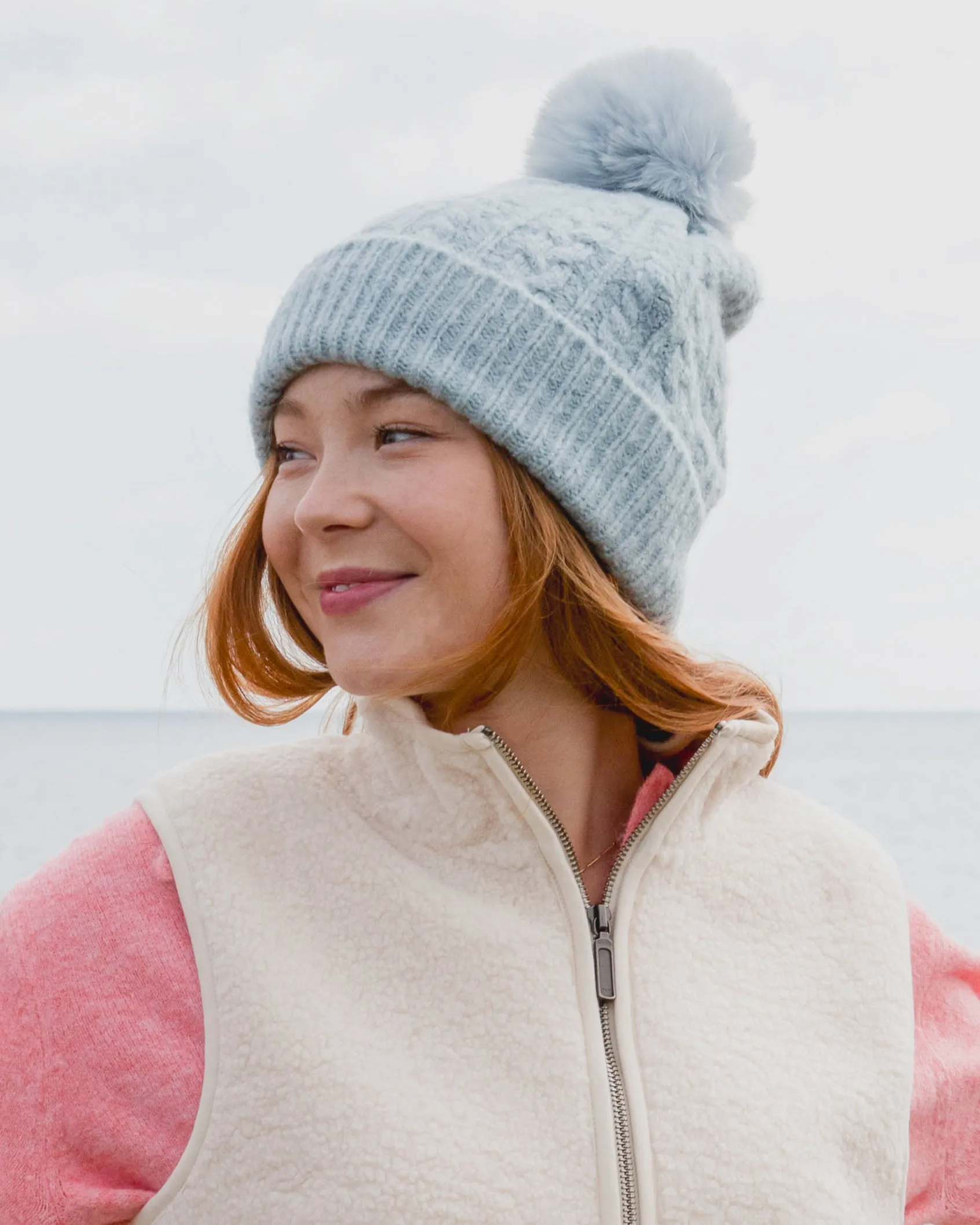 Axel Knitted Beanie with Pom Pom