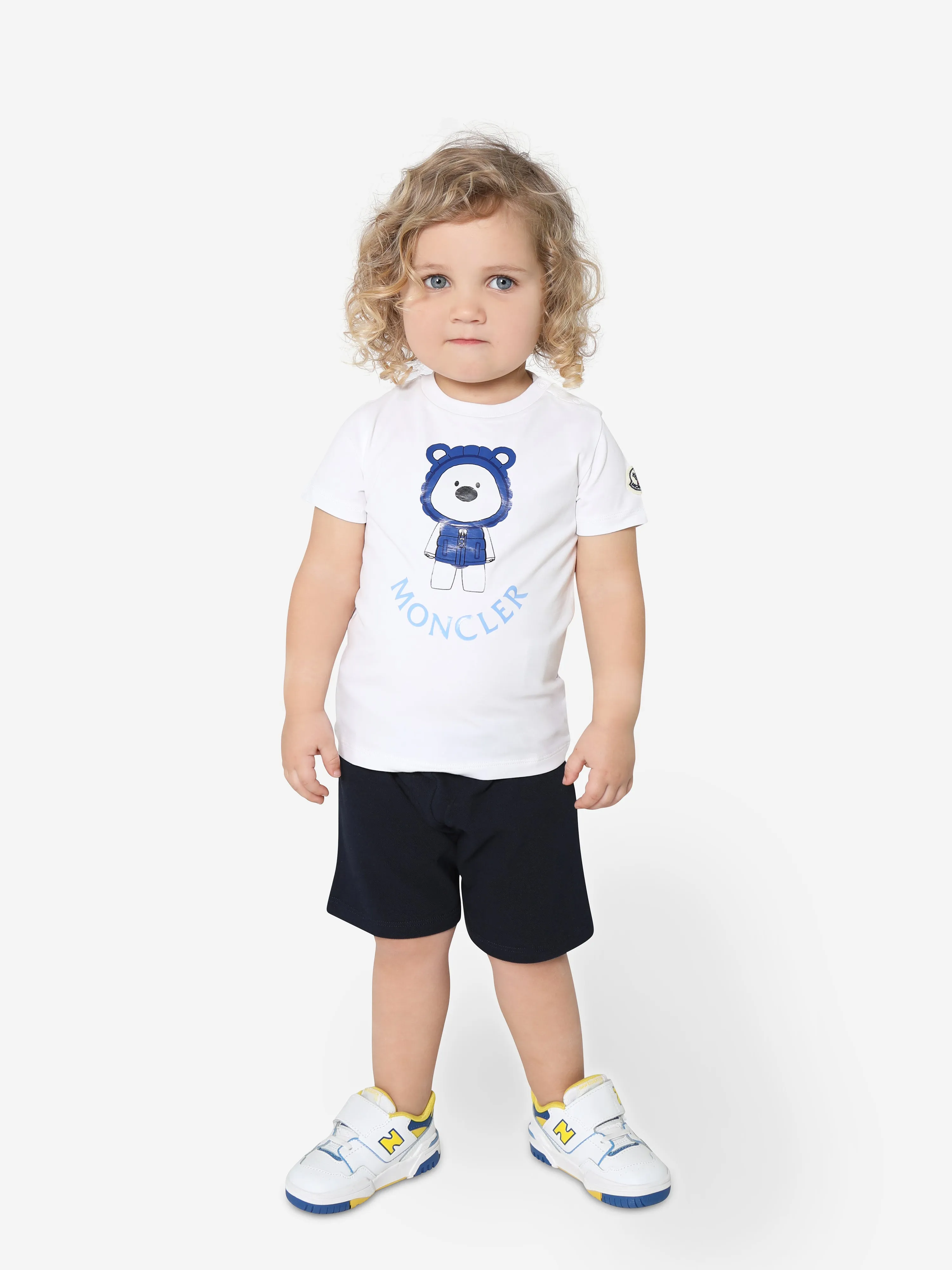 Baby Bear Print T-Shirt in White