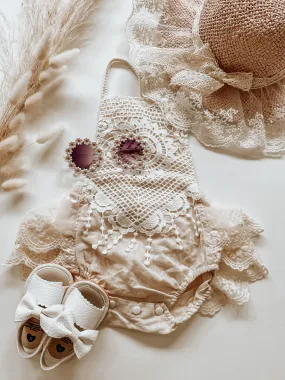 Baby Princess Boho Laced Romper