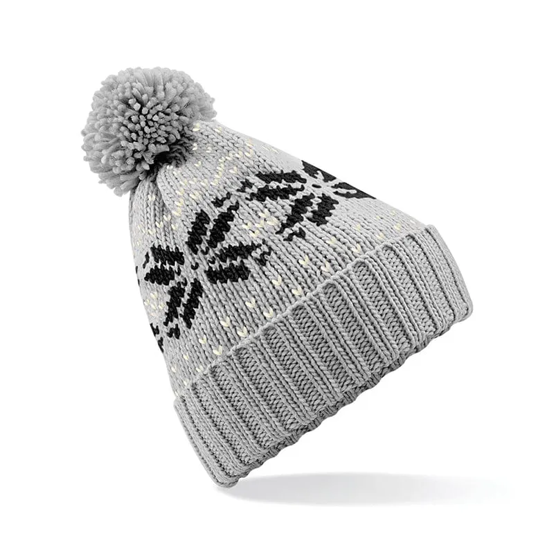 Beechfield Fair Isle Snowstar Beanie