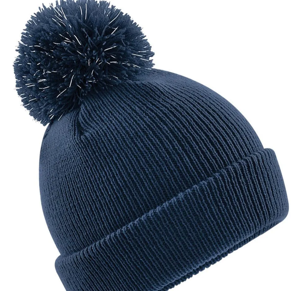 Beechfield Junior Reflective Bobble Beanie