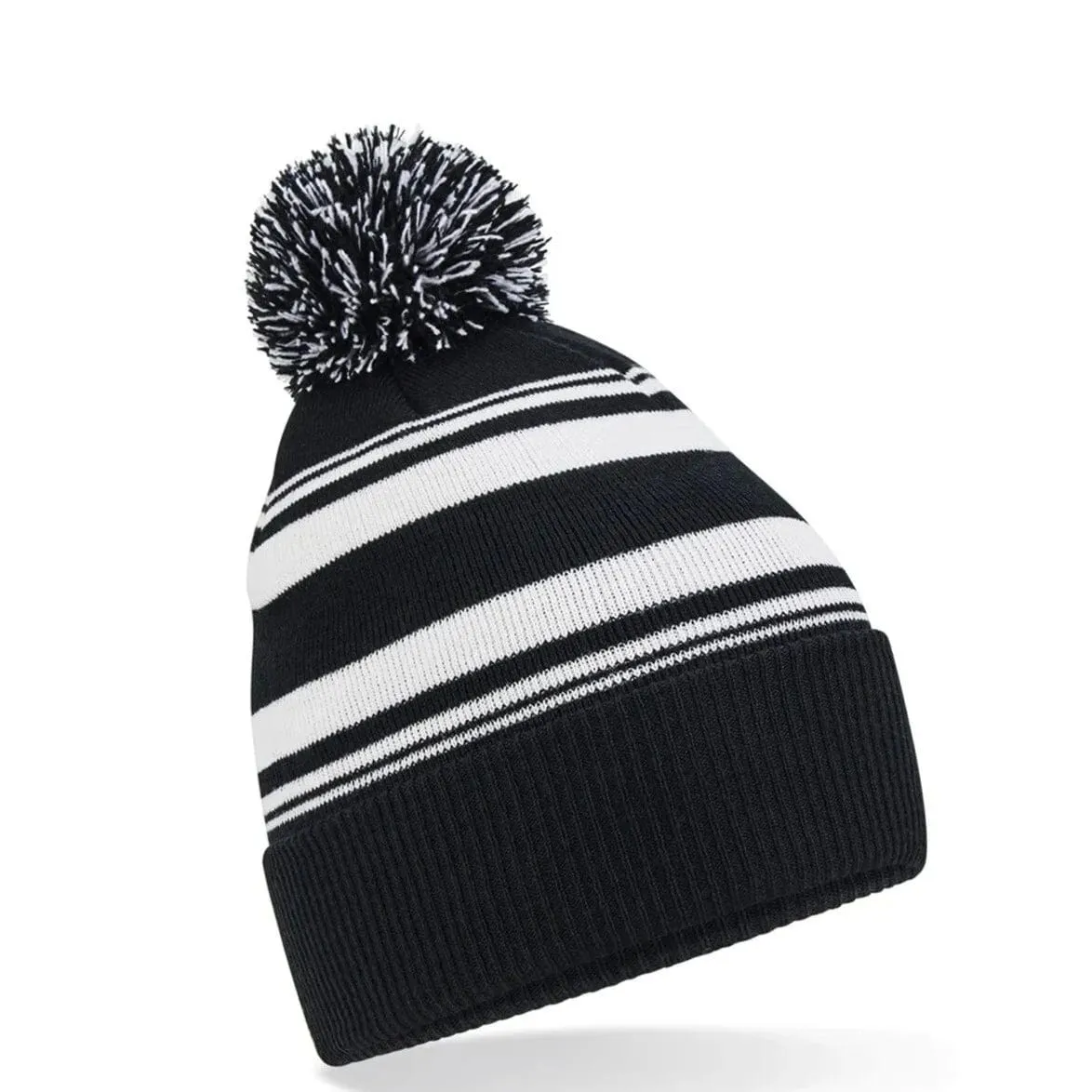 Beechfield Striped Fan Beanie