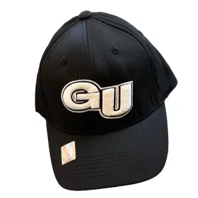 Black Gonzaga Hat with White GU and Bulldog