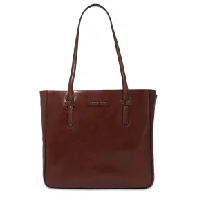 Borsa Donna Shopping Verticale THE BRIDGE linea Diana in Pelle Marrone