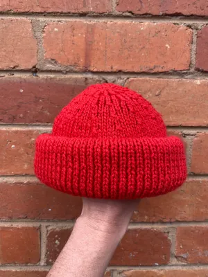 Brightest Red Fisherman’s Beanie