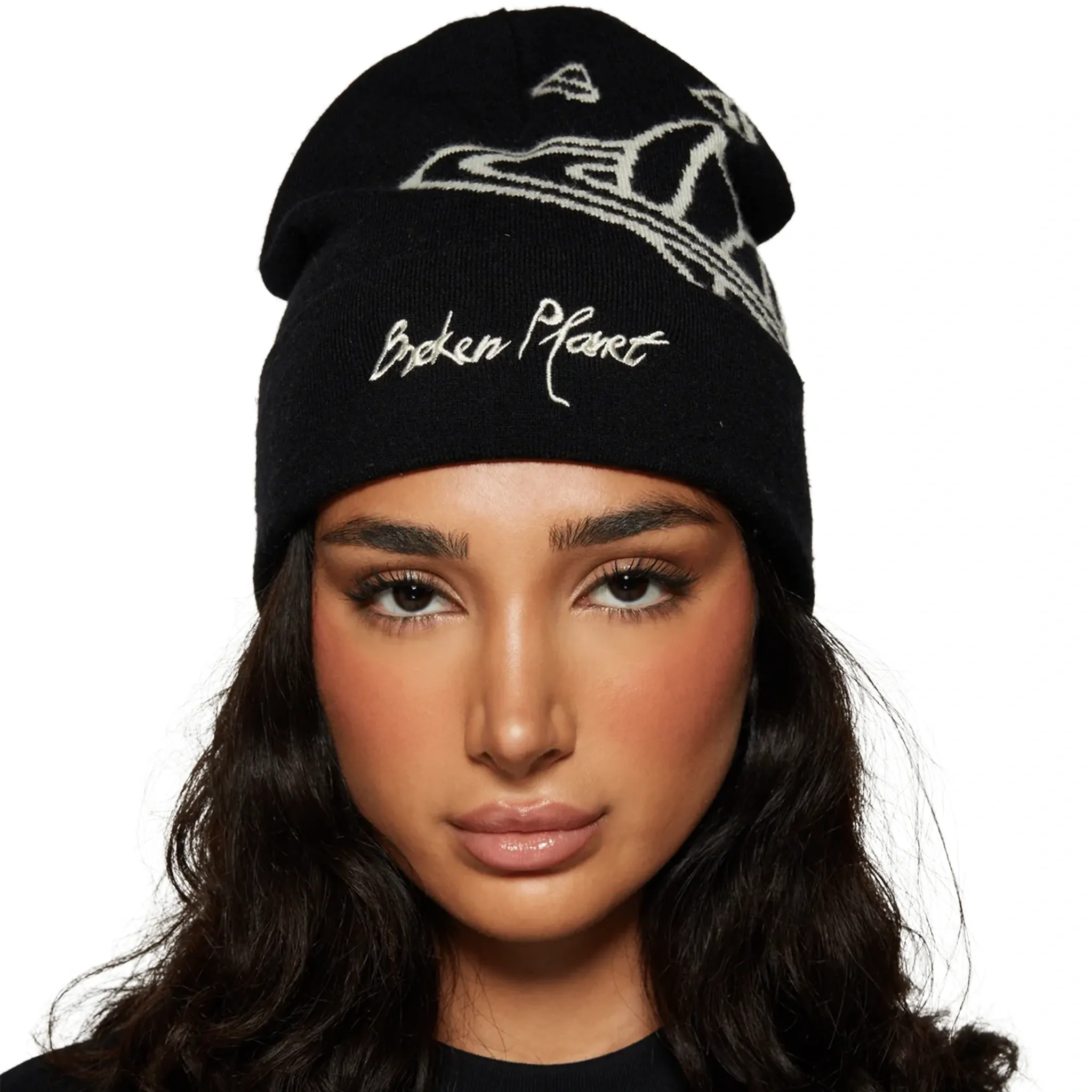 Broken Planet Midnight Black Beanie