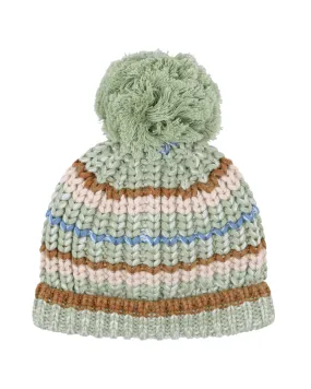 BUG STRIPE KNITTED BEANIE