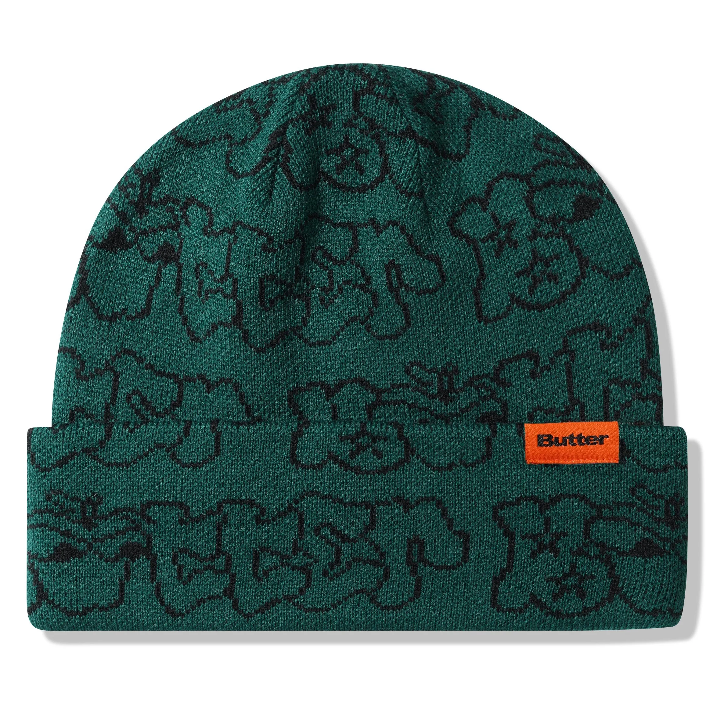 Butter Goods Big Apple Cuff Beanie Green