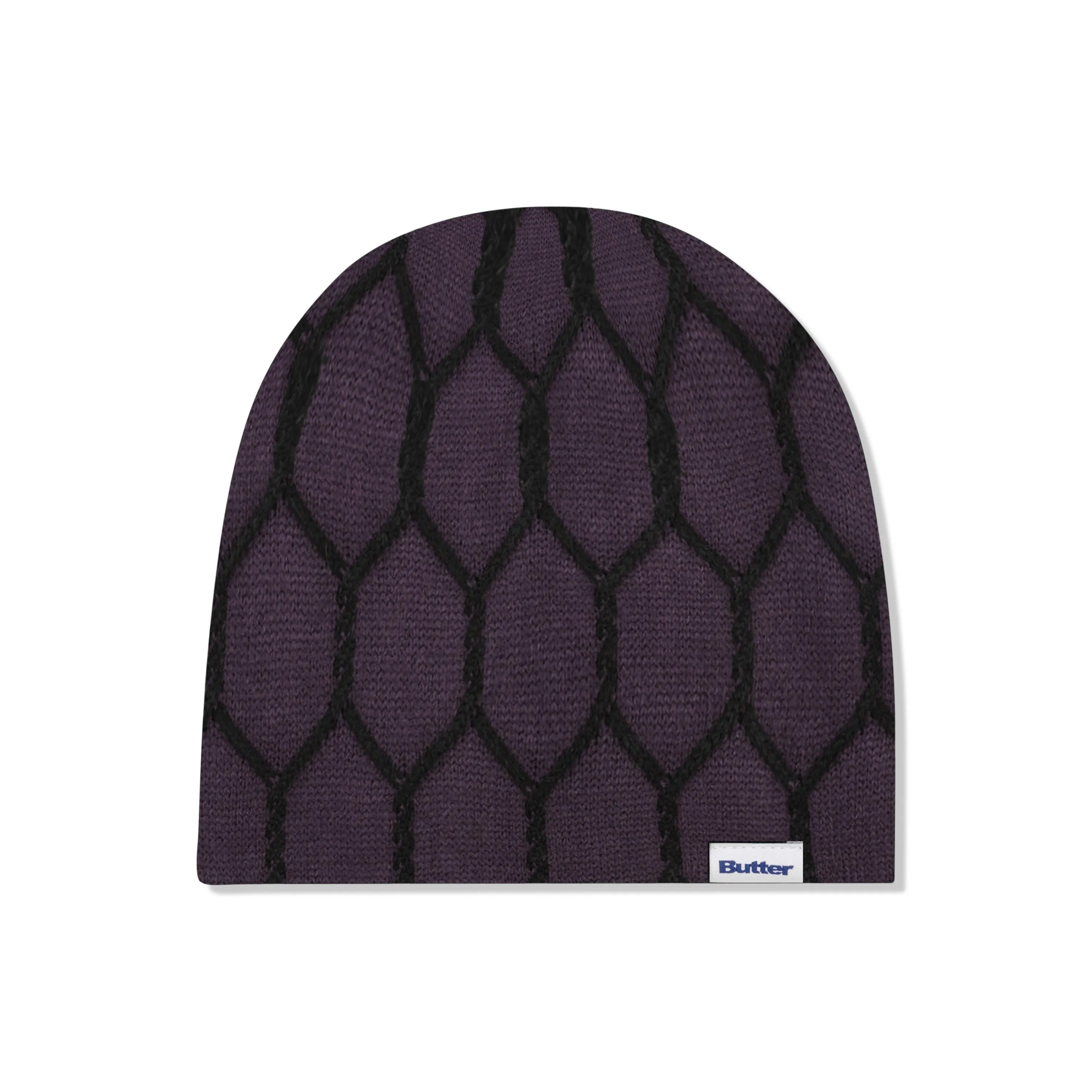 Butter Goods Chain Skull Beanie Dusk Purple