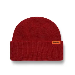 Butter Goods Tall Wharfie Beanie Burgundy