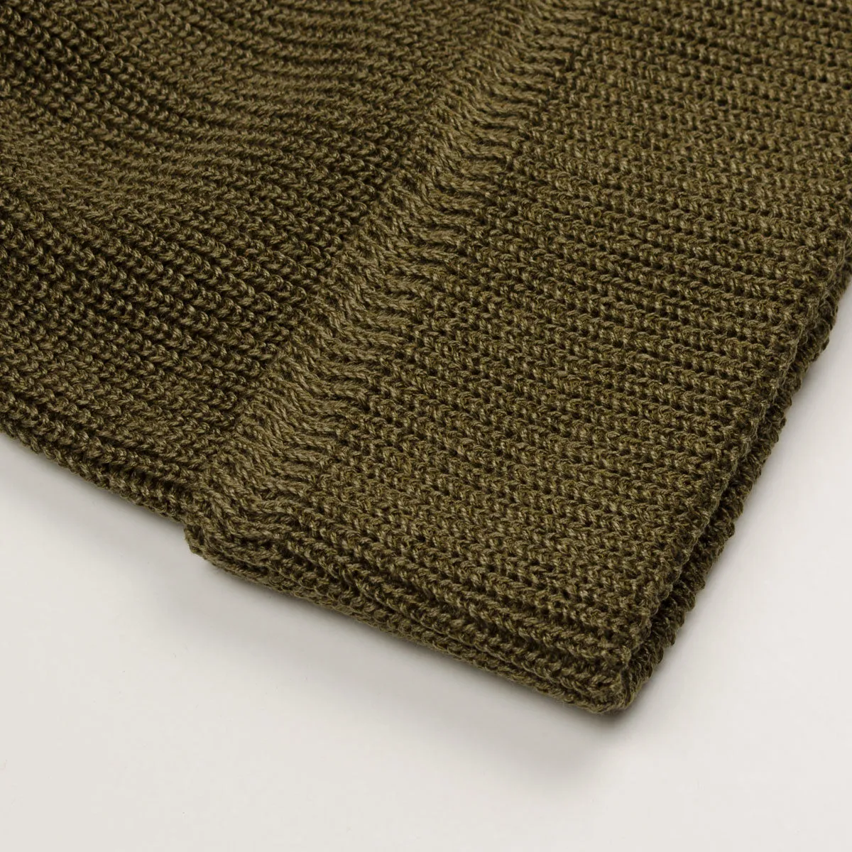 Stylish Army Brown Linen Waffle Beanie - Perfect for Warmth and Comfort