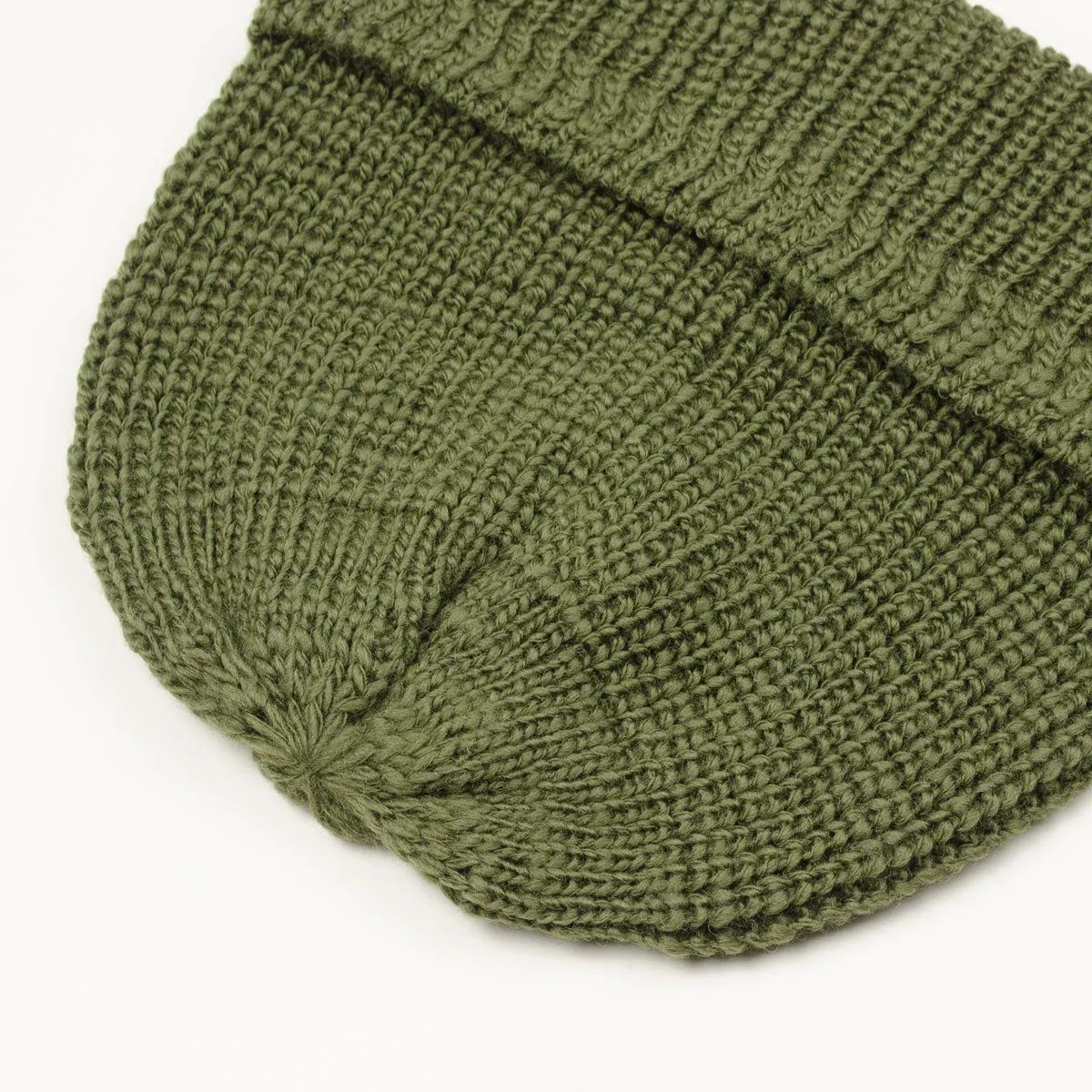 cableami - Wool Beanie - Olive