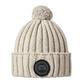 Canada Goose Pom Cashmere Beanie Ribbed