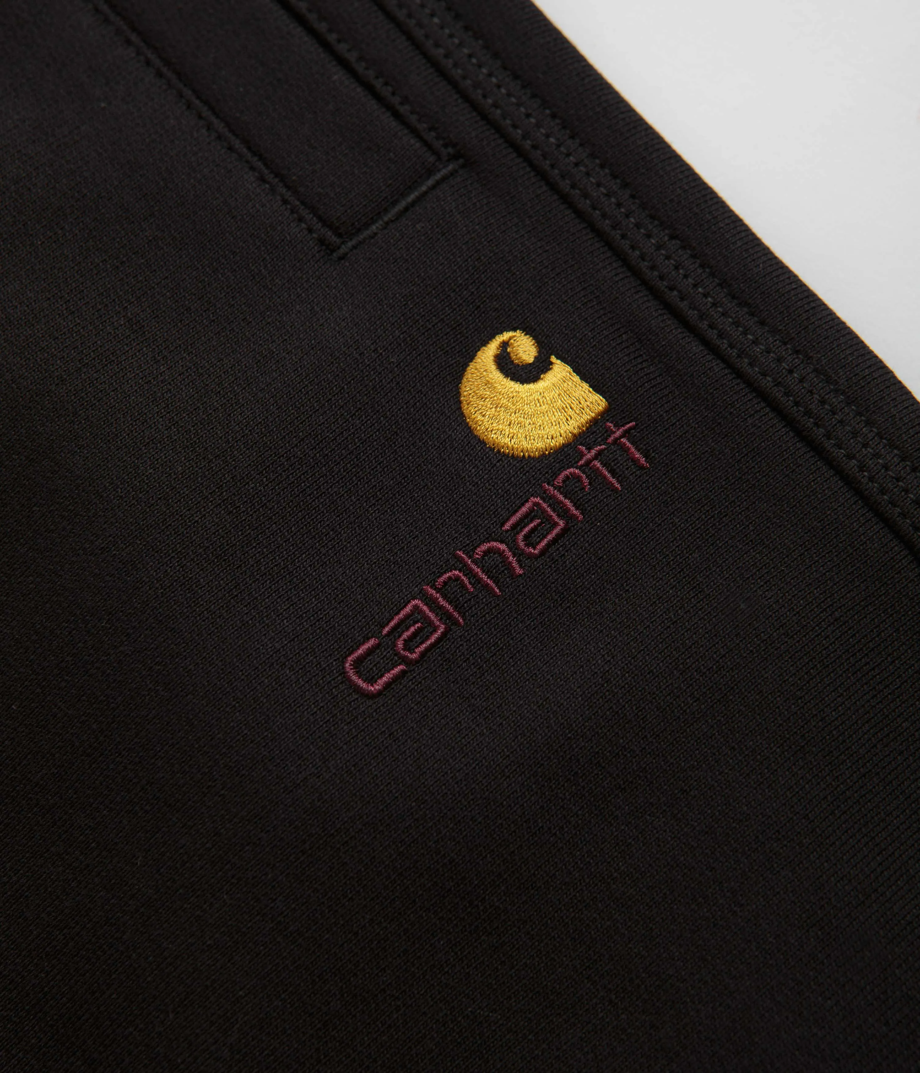 Carhartt American Script Sweatpants - Black