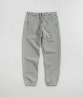 Carhartt Chase Sweatpants - Grey Heather / Gold