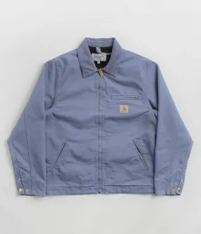 Carhartt Detroit Jacket - Bay Blue / Bay Blue / Aged Canvas