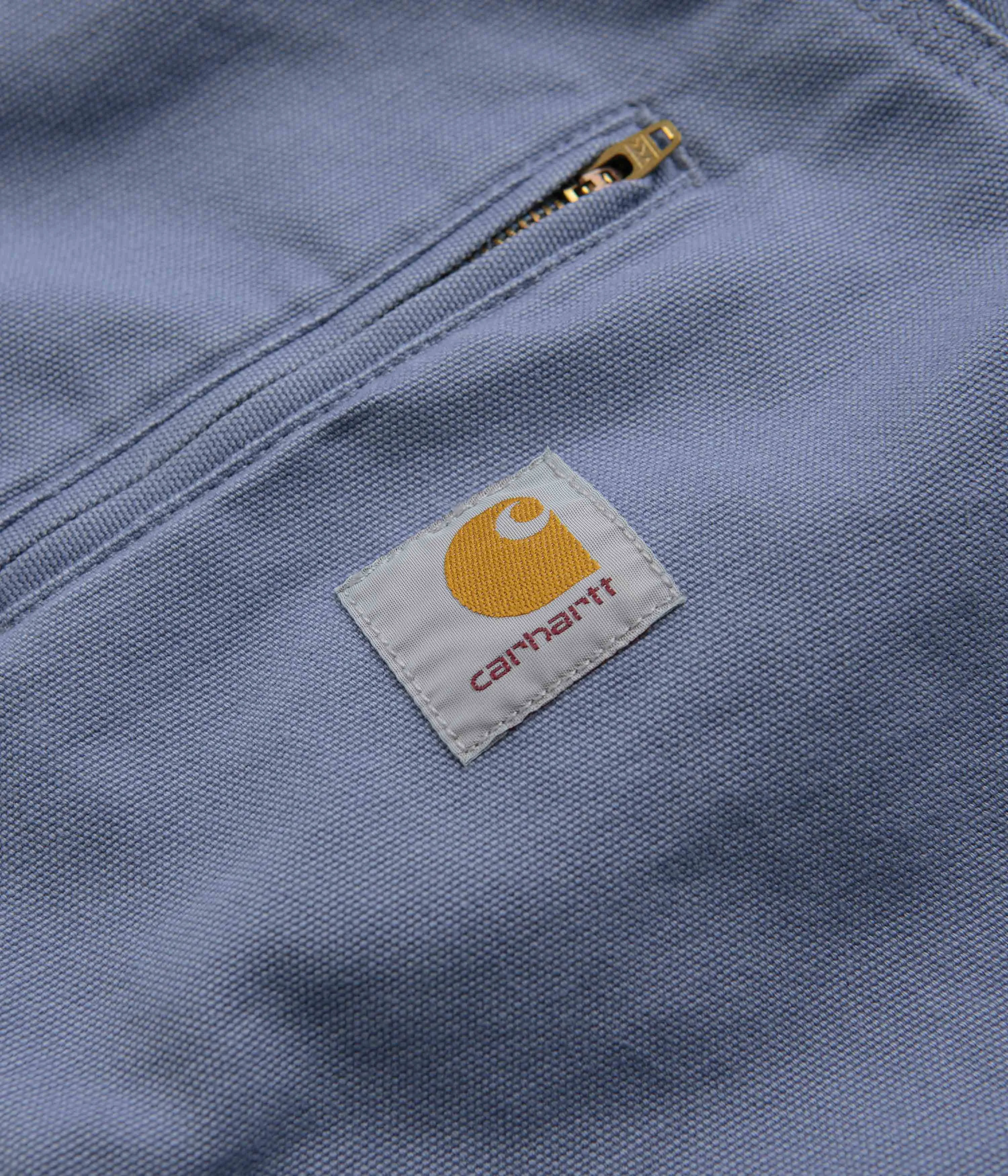 Carhartt Detroit Jacket - Bay Blue / Bay Blue / Aged Canvas