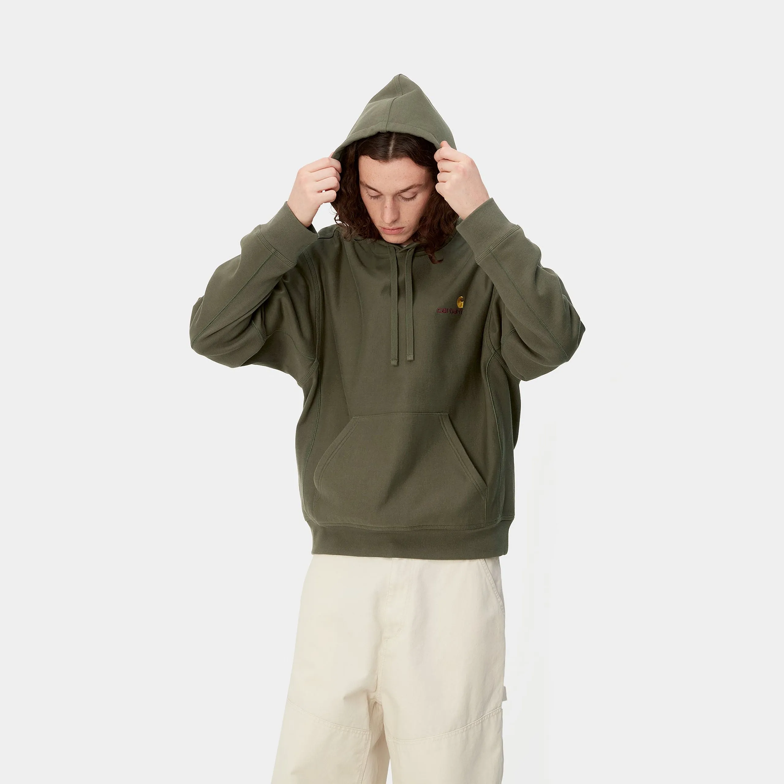 Carhartt Hooded American Script Sweat Plant