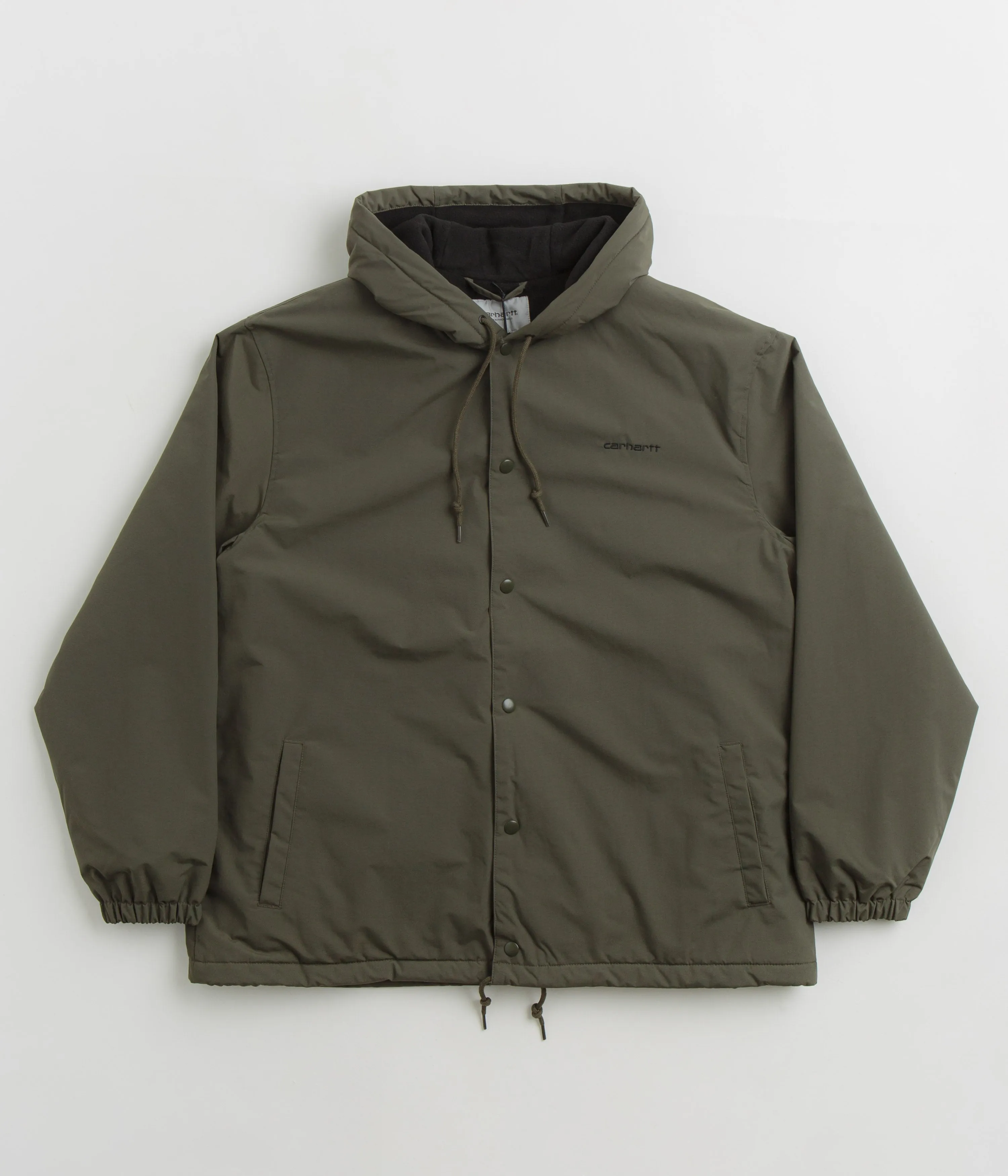 Carhartt Hooded Coach Jacket - Cypress / Black