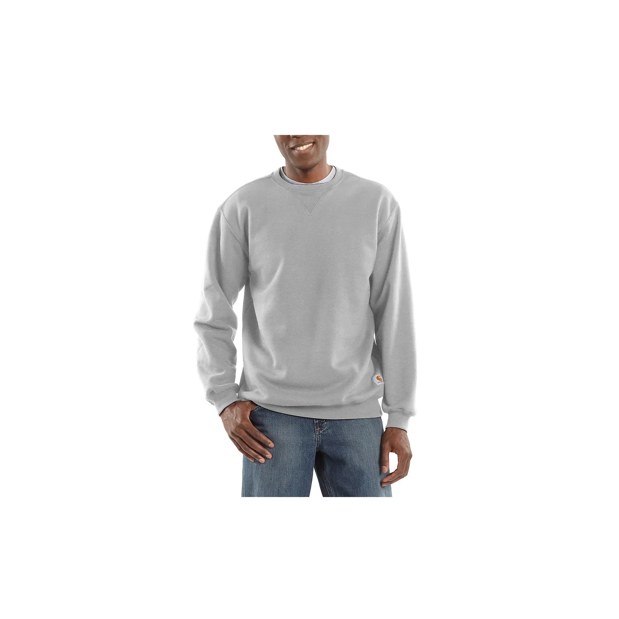 Carhartt Loose Fit Midweight Crewneck Sweatshirt Heather Gray