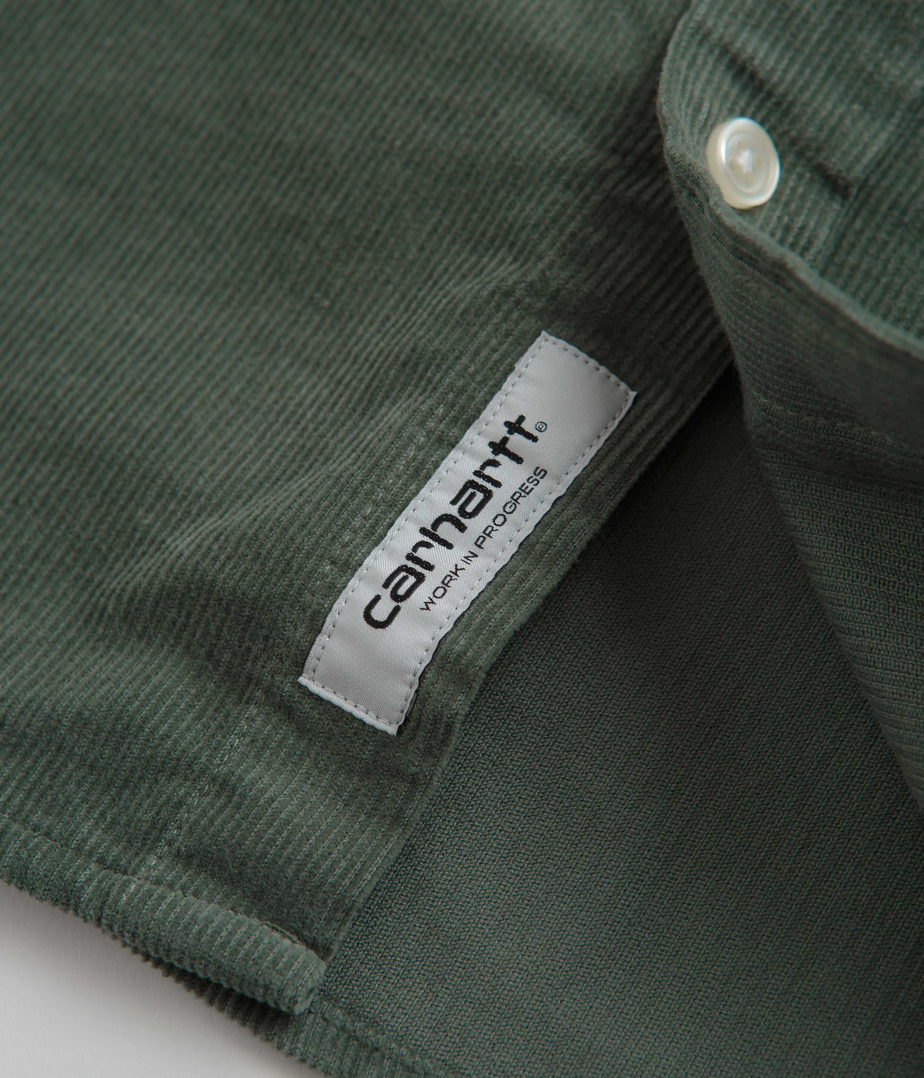 Carhartt Madison Fine Cord Shirt - Park / Wax