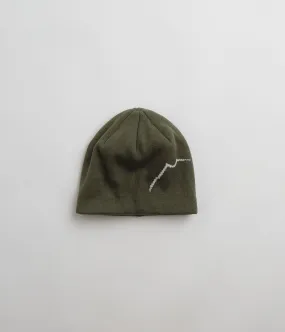 Cayl Short Logo Beanie - Olive