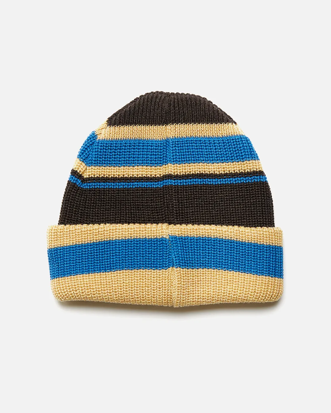 Confection Knit Beanie - Blue / Yellow / Grey