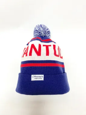 Custom knit cap-Nantucket-navy-red-white