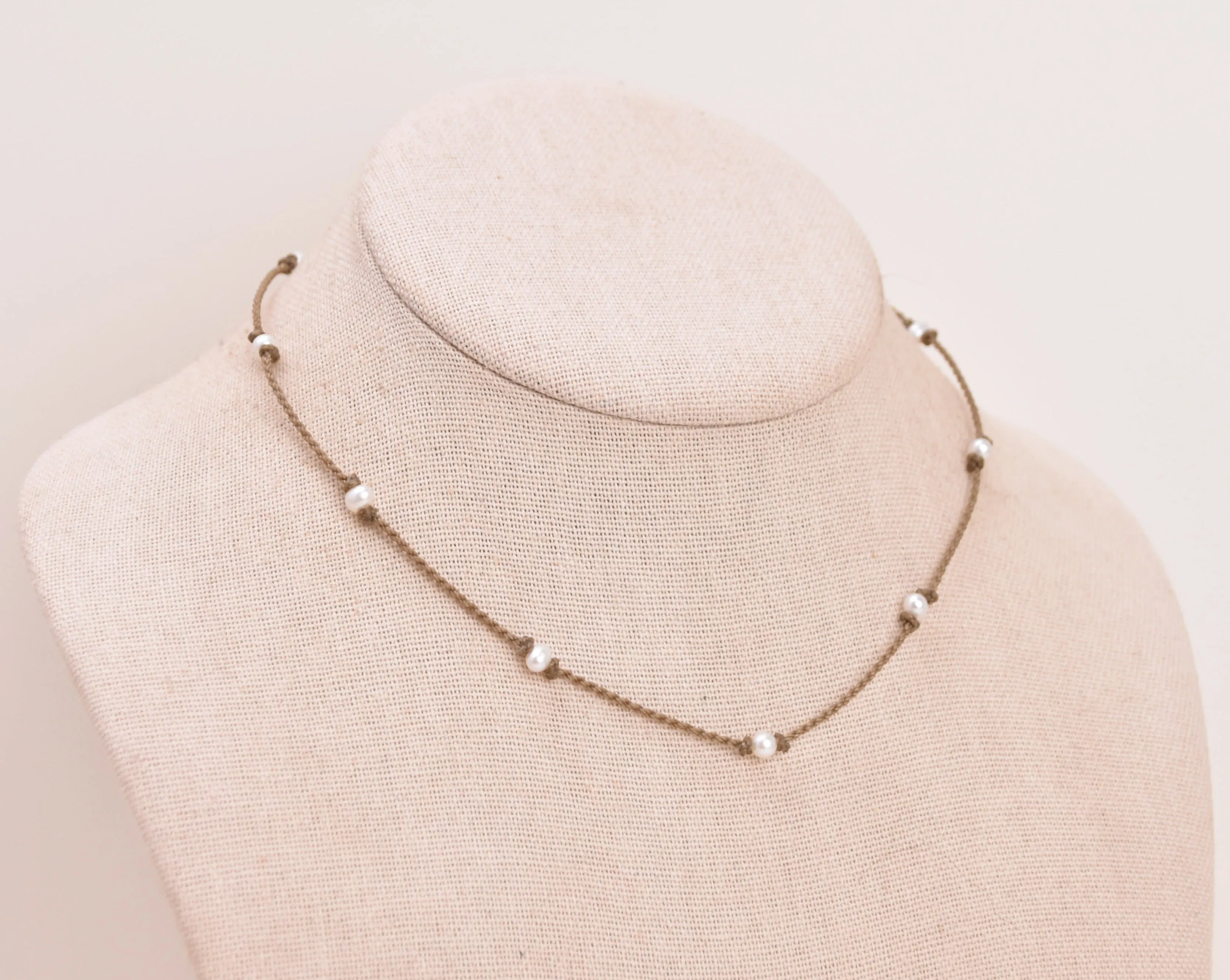 Dainty Pearl Princess Necklace