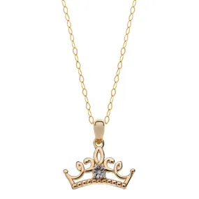 DISNEY COLLANA CON PENDENTE CORONA E DIAMANTE C400182DIL-N