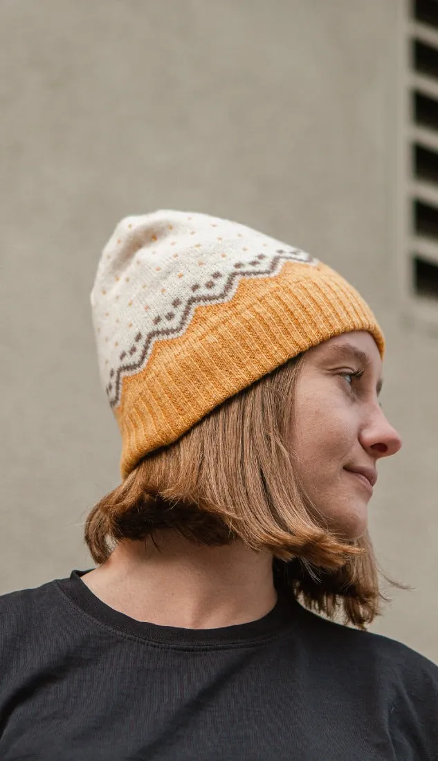 Fair Isle Wool Beanie