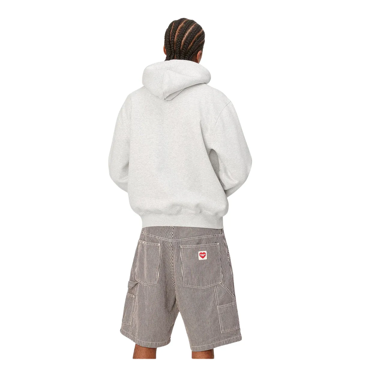 Felpa Uomo Carhartt WIP Hooded Sweat Grigio