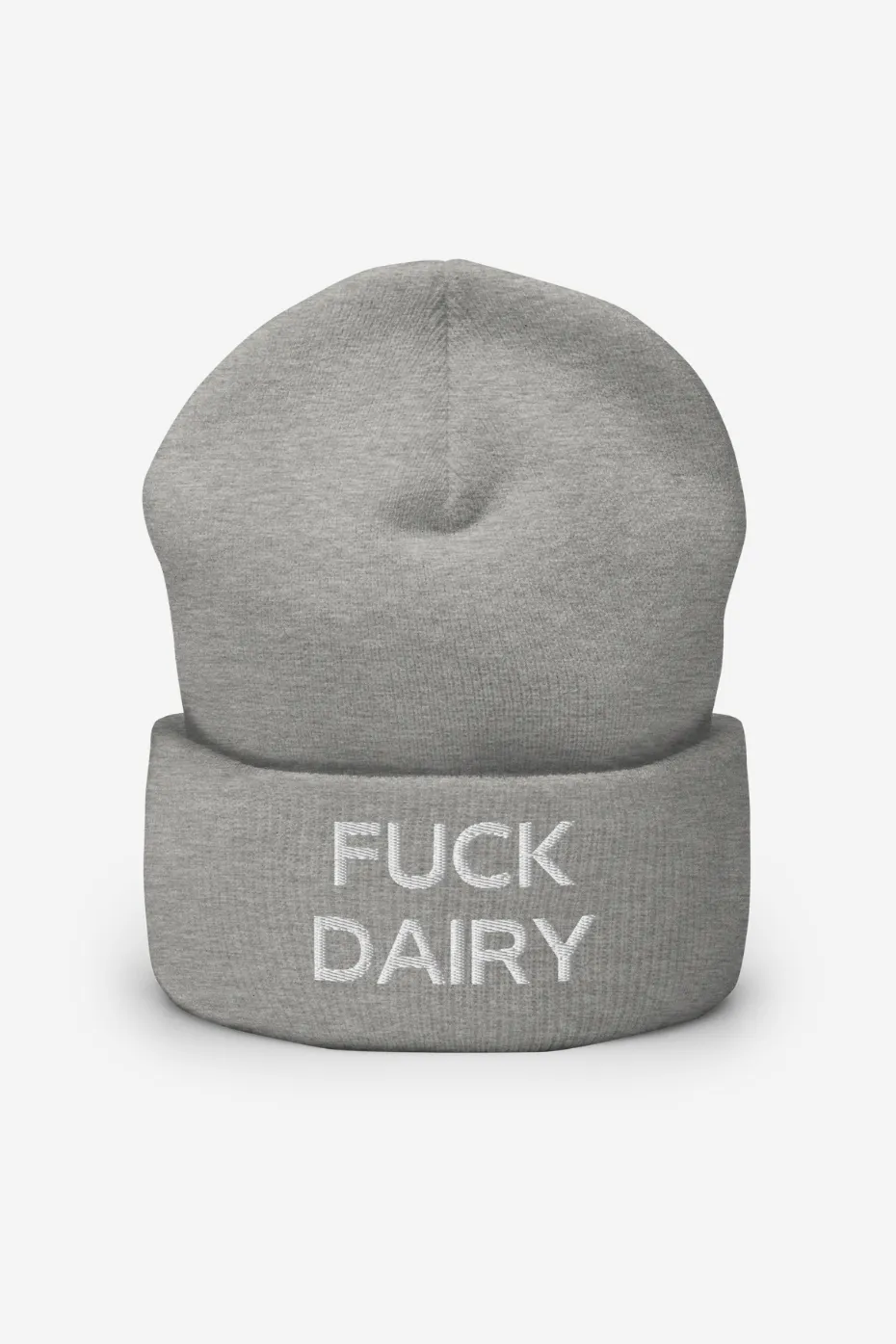 Fuck Dairy Cuffed Beanie