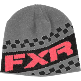 FXR Team Beanie Coral/Grey Heather