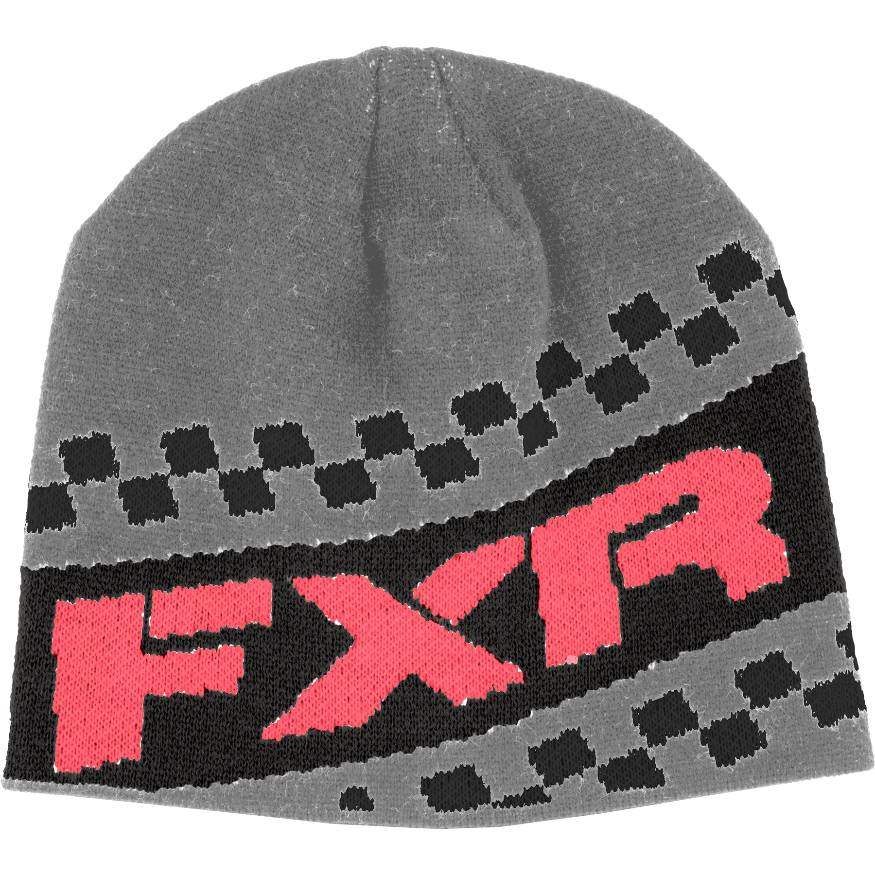 FXR Team Beanie Coral/Grey Heather