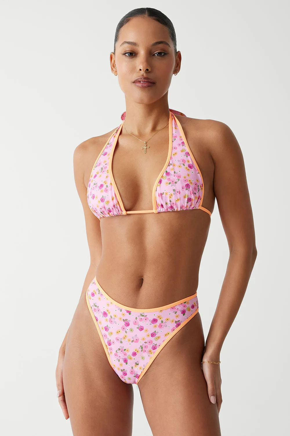 Laura High Waist Cheeky Bikini Bottom - Queen's Bath