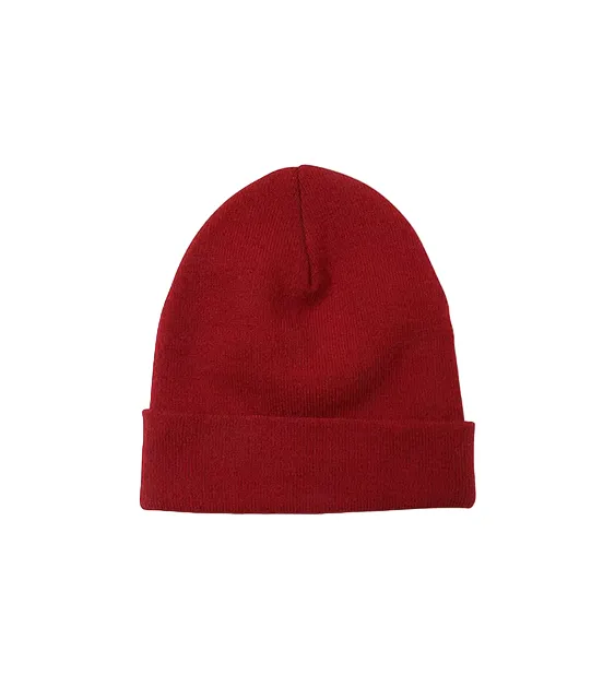 Levi's wide beanie hat for adults 380220184 burgundy