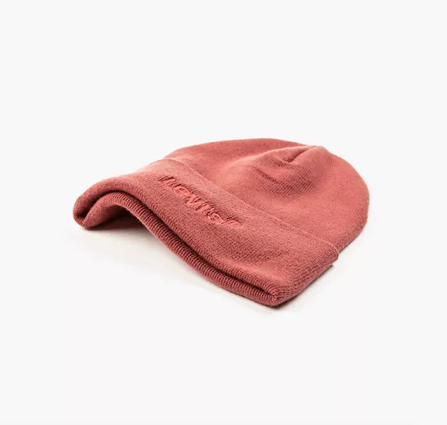 Levi's Wordmark Beanie/Dull Red - New AW21