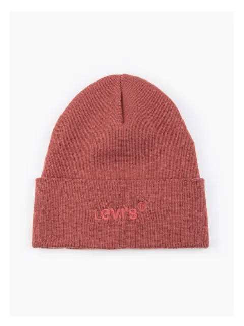 Levi's Wordmark Beanie/Dull Red - New AW21