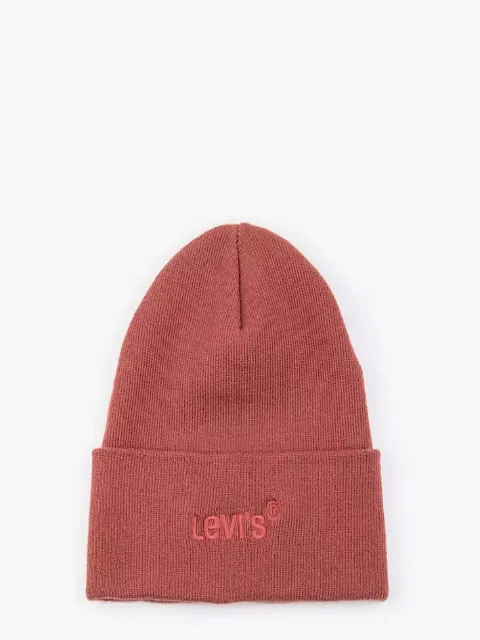 Levi's Wordmark Beanie/Dull Red - New AW21