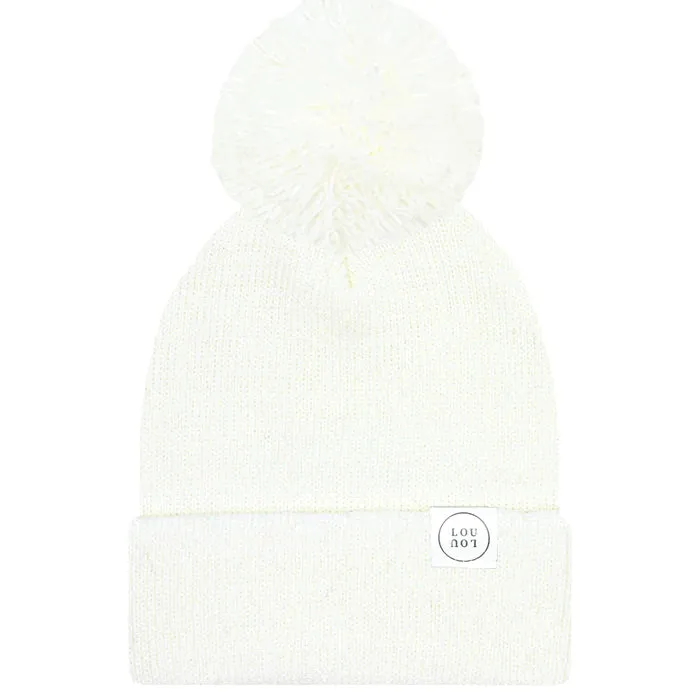 Lou Lou & Co. - Beanie with Pom Ivory