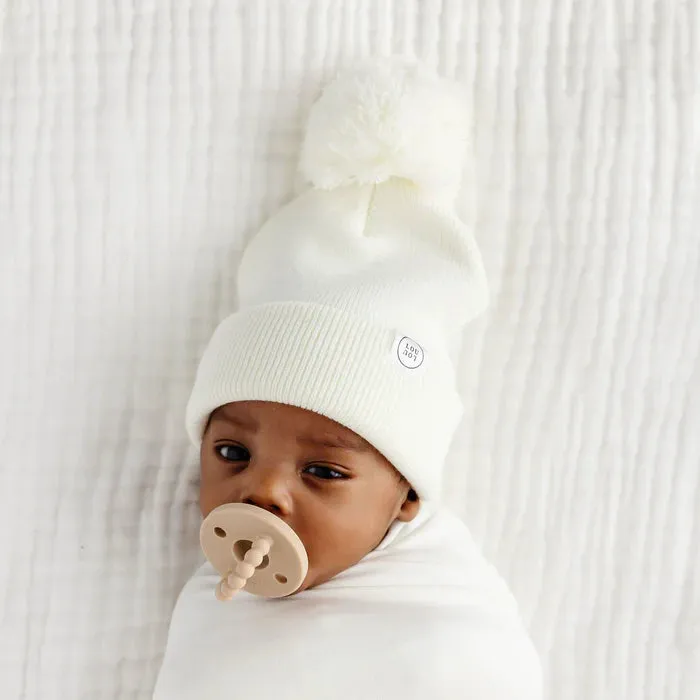 Lou Lou & Co. - Beanie with Pom Ivory