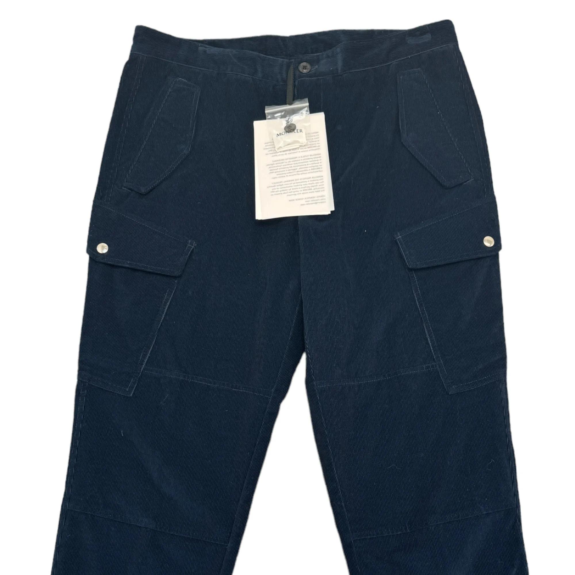 Men's Genius Corduroy Cargos Navy Size IT 50 / UK 34