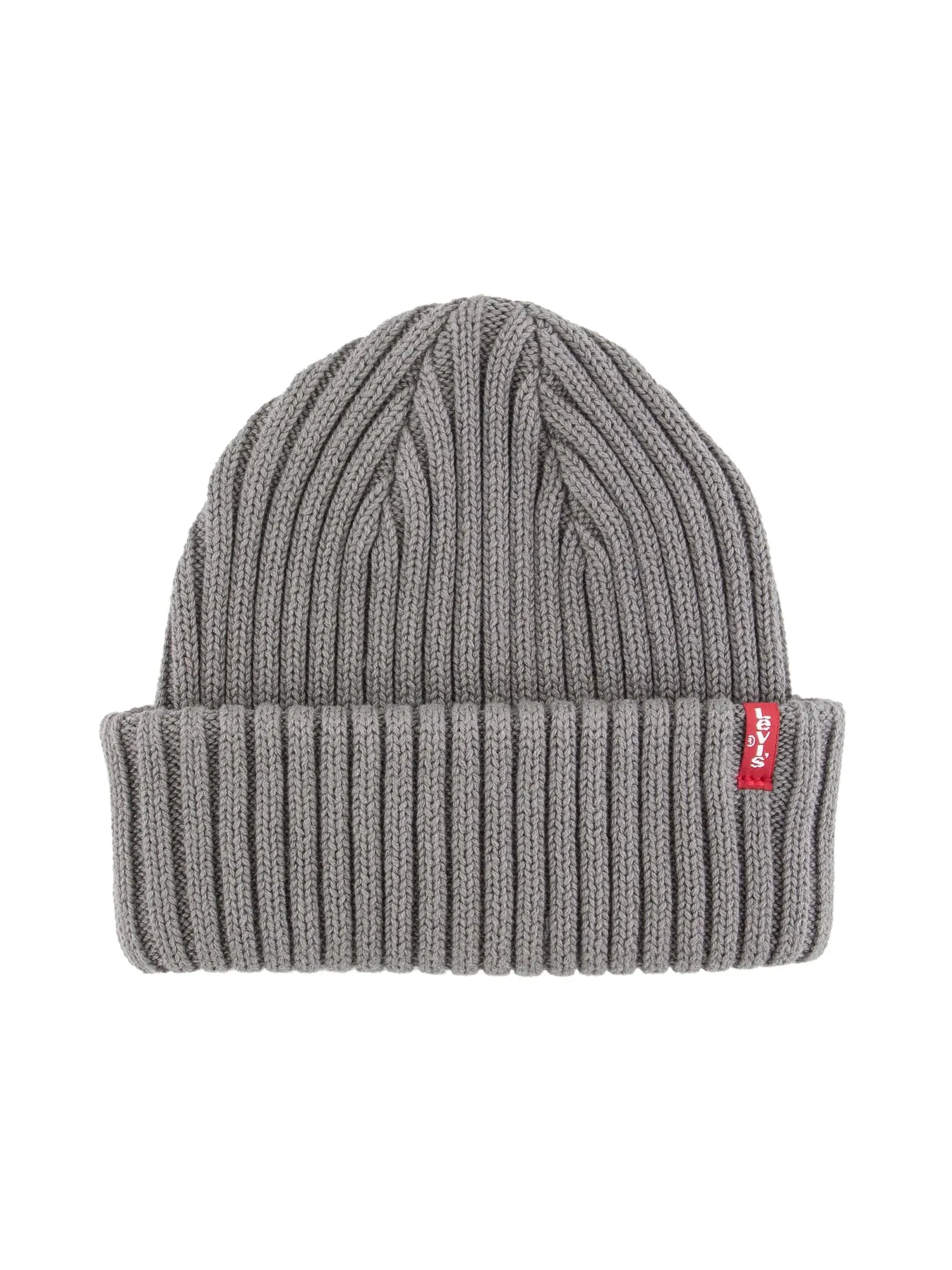 Mens Levis Ribbed Knit Beanie Hat - Stylish & Comfortable Winter Headwear