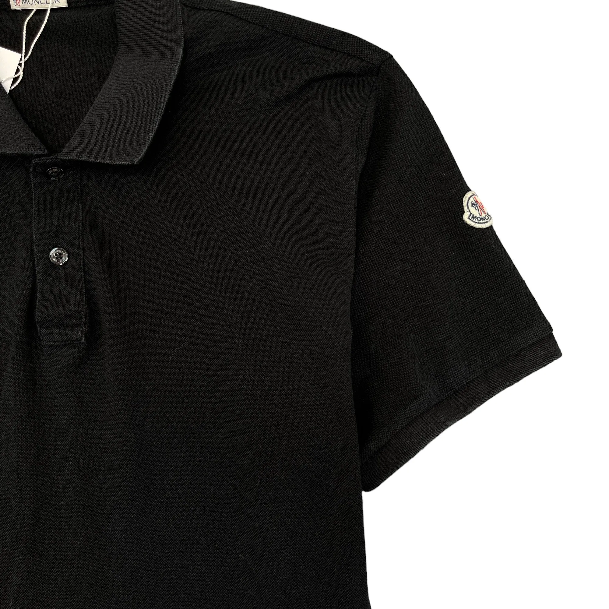 Men's Maglia Polo Shirt Black Size XL