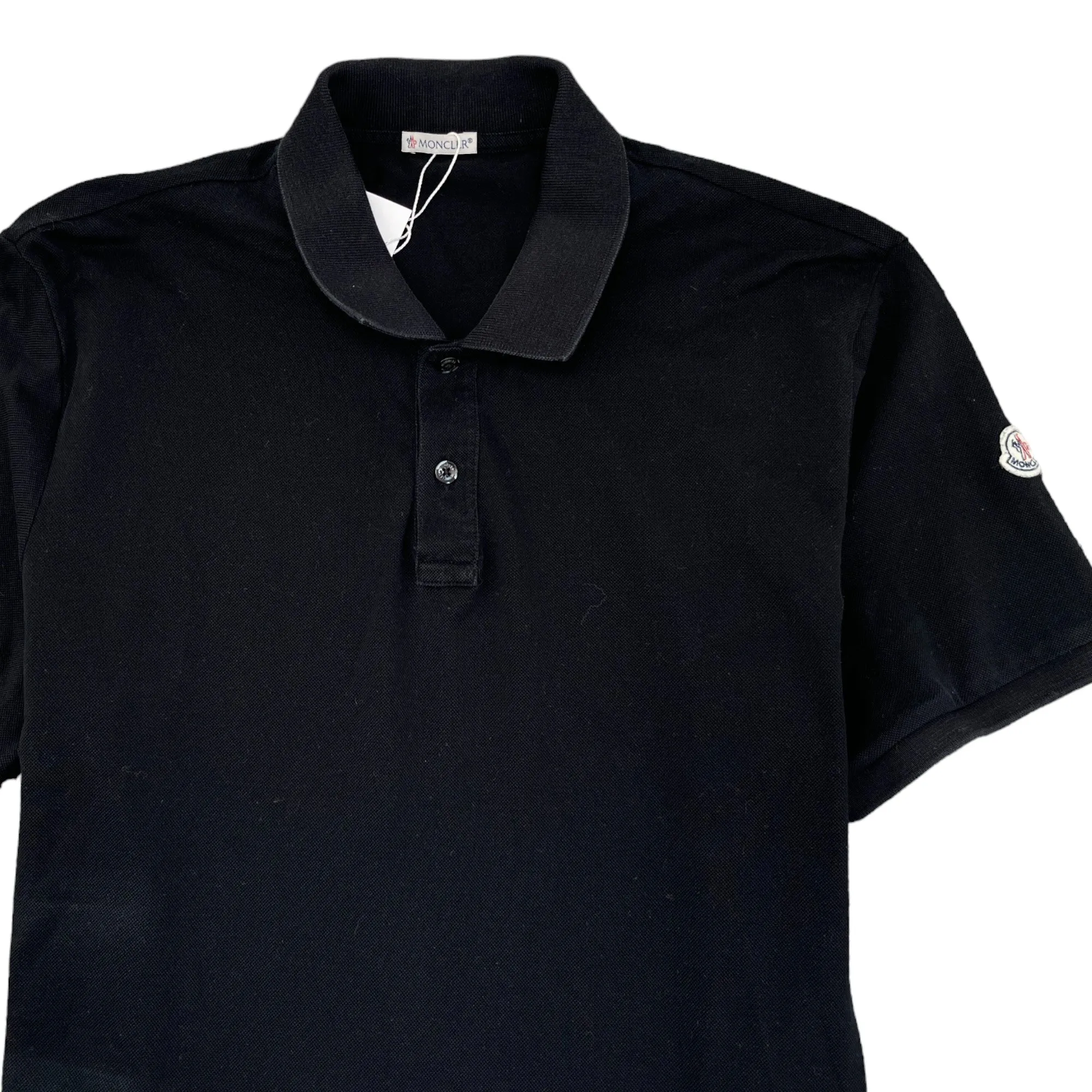 Men's Maglia Polo Shirt Black Size XL