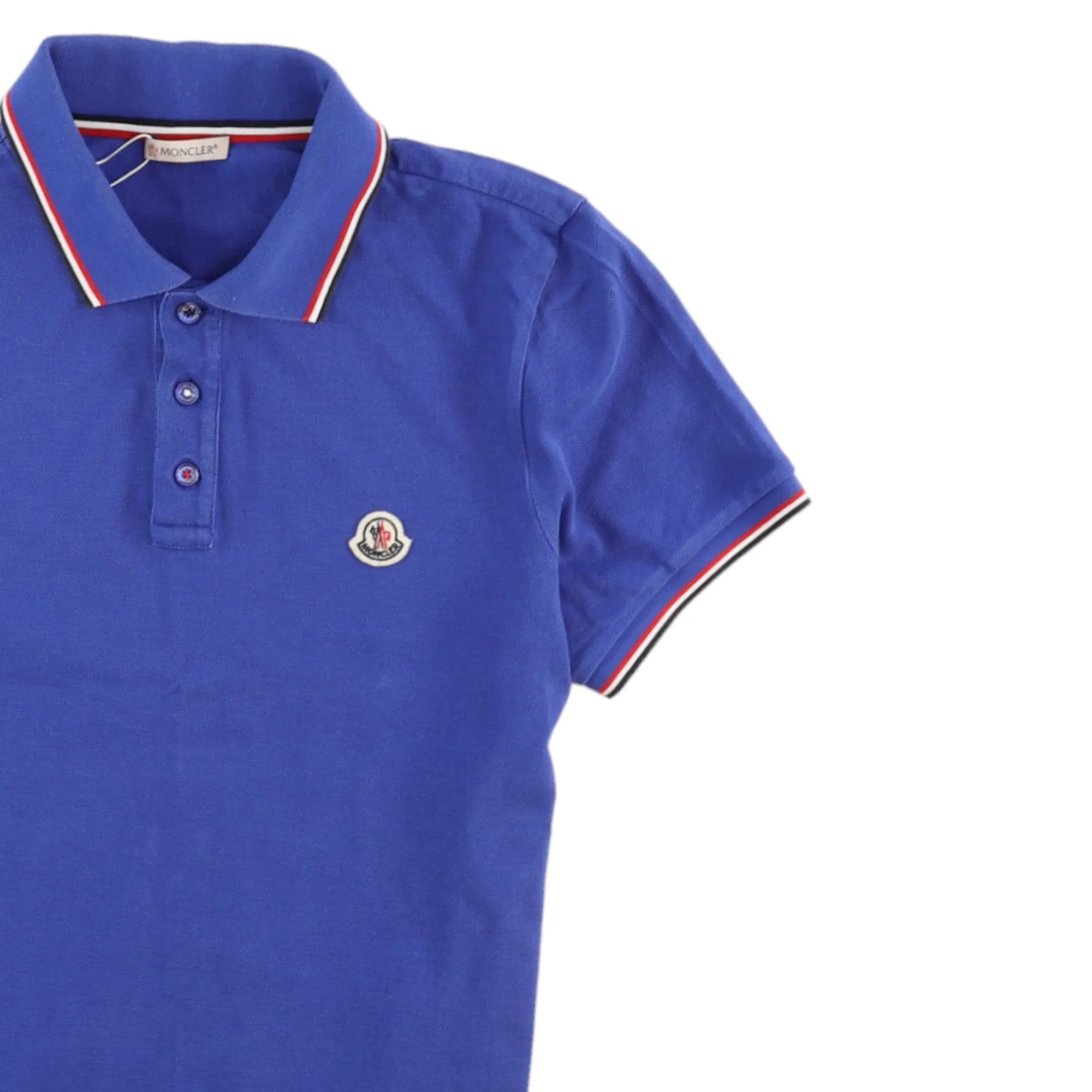 Men's Maglia Polo Shirt Blue Size XS