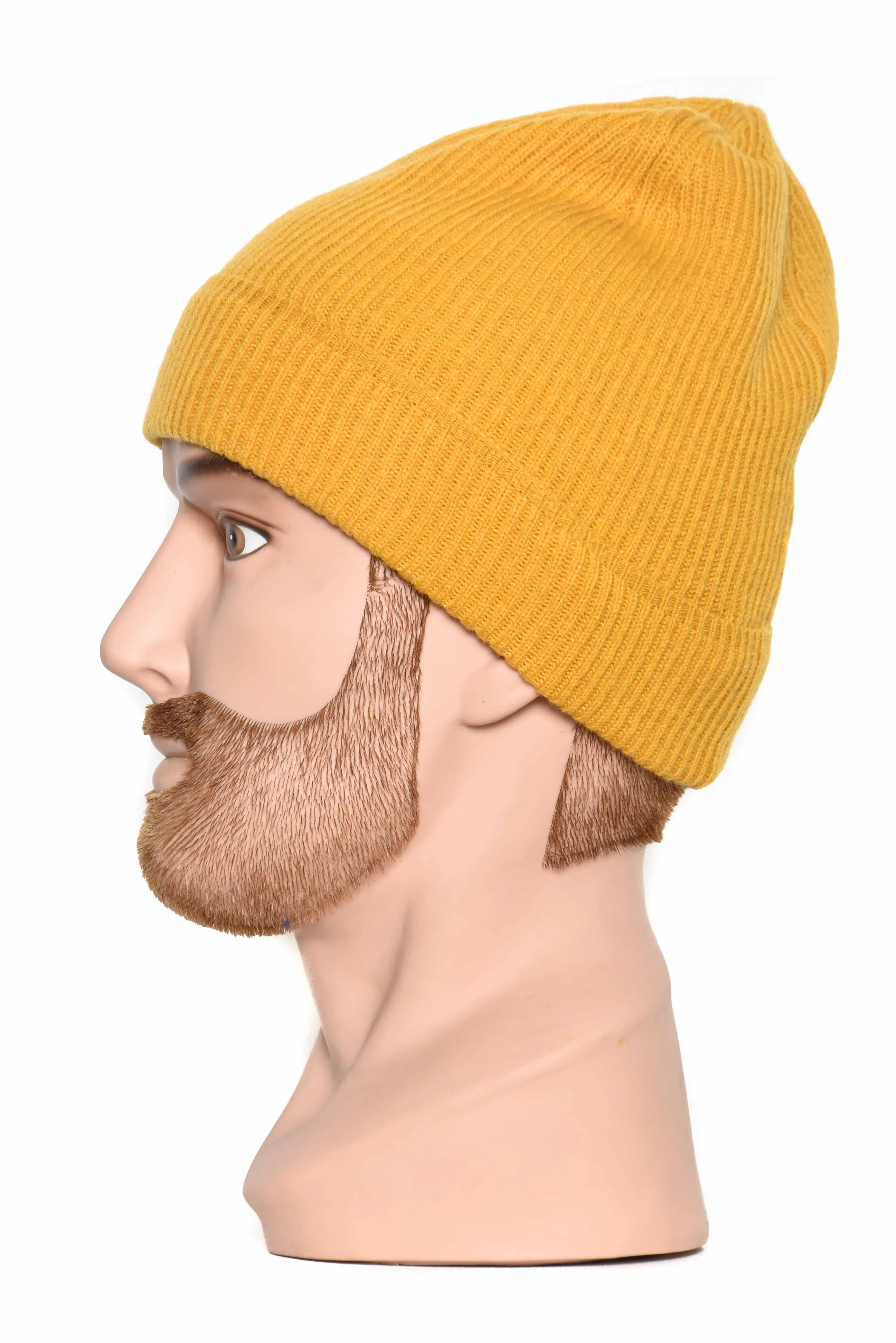 Moray Cashmere Beanie ochre